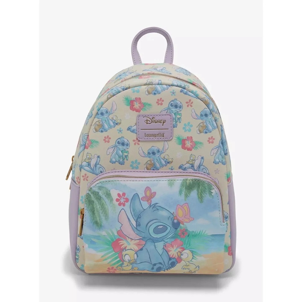 Loungefly Disney Lilo‎ and Stitch Ducks Beach Mini Backpack